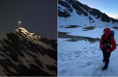 Doi bărbați, miracol pe vârful muntelui la 4.360 m – elicopterul îi salvează