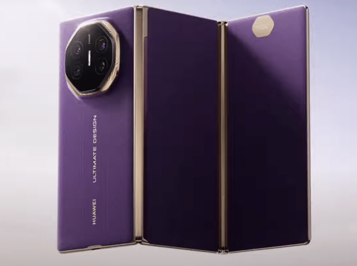 Huawei surprinde din nou: telefon trifold cu preț și funcții