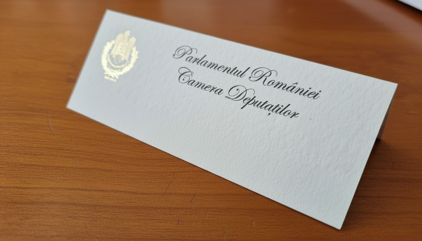 Deputatul șocat de prețul exorbitant al cărților de vizită cu foiță de aur în Parlament