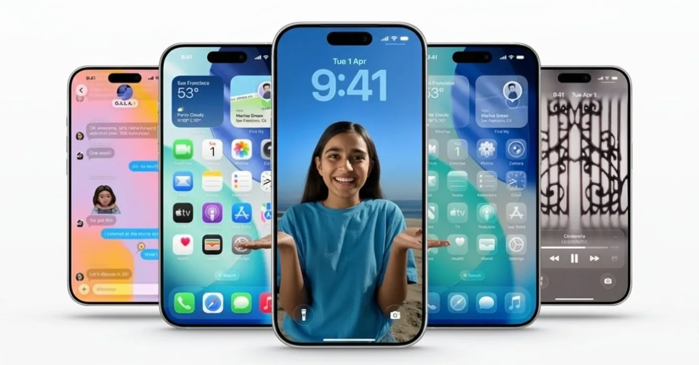 iOS 26: Noutăți de design și funcții inteligente pe iPhone
