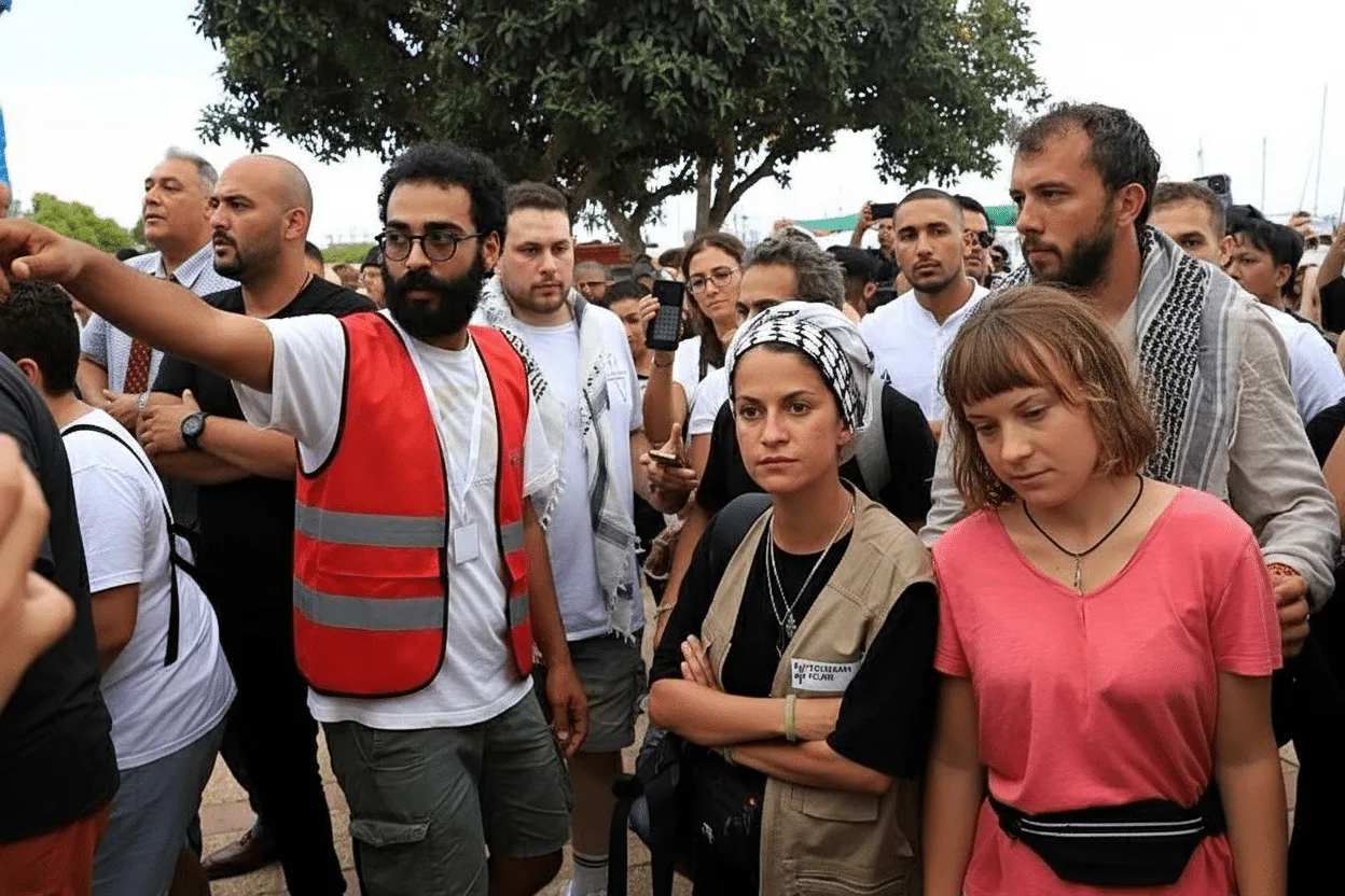 Incidentul cu navele și blocada Gazei: misterioase drone, Greta Thunberg și un atac în Marea Mediterană