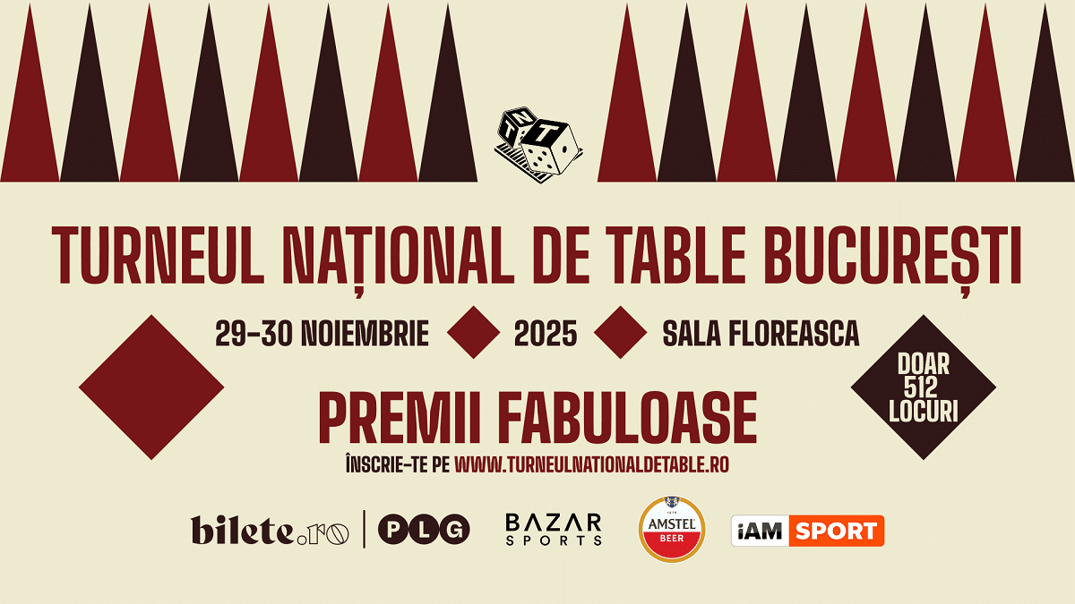 Turneul Național de Table București 2025: Mize Mari și Atmosferă de Neuitat!