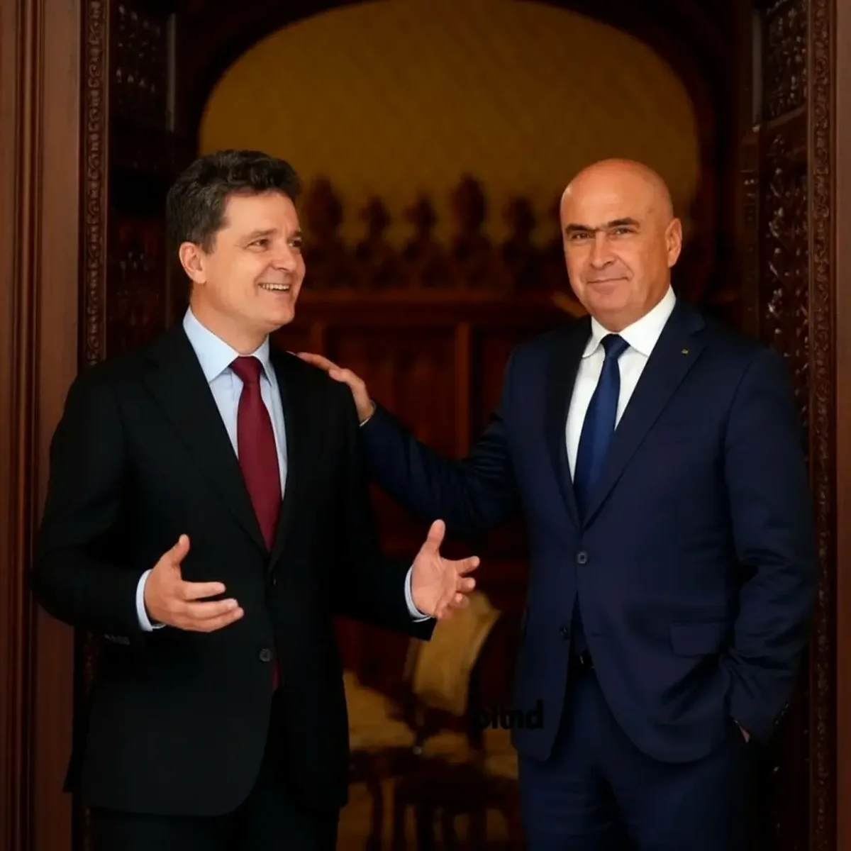 Ilie Bolojan și Nicușor Dan la întâlnire la Cotroceni