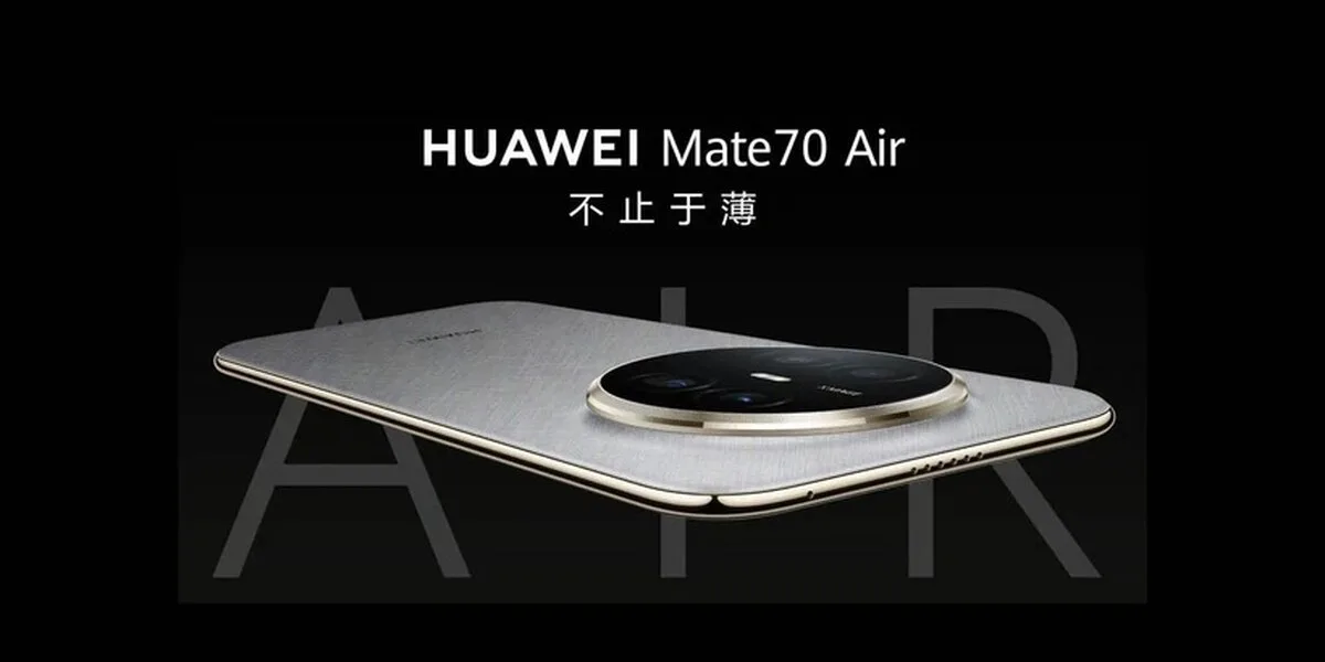 Huawei introduce Mate 70 Air, concurent pentru iPhone Air