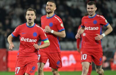 Daniel Bîrligea avertizat după gestul nervos din FCSB-Rapid