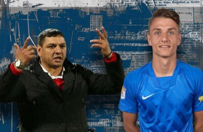 Ganea spune că fiul său George nu mai joacă la Ujpest pentru că e român