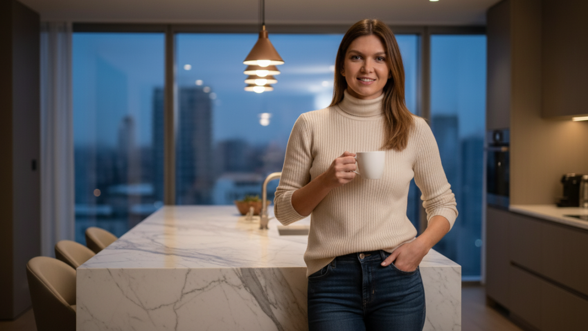 Simona Halep a postat o fotografie emoționantă de Revelion