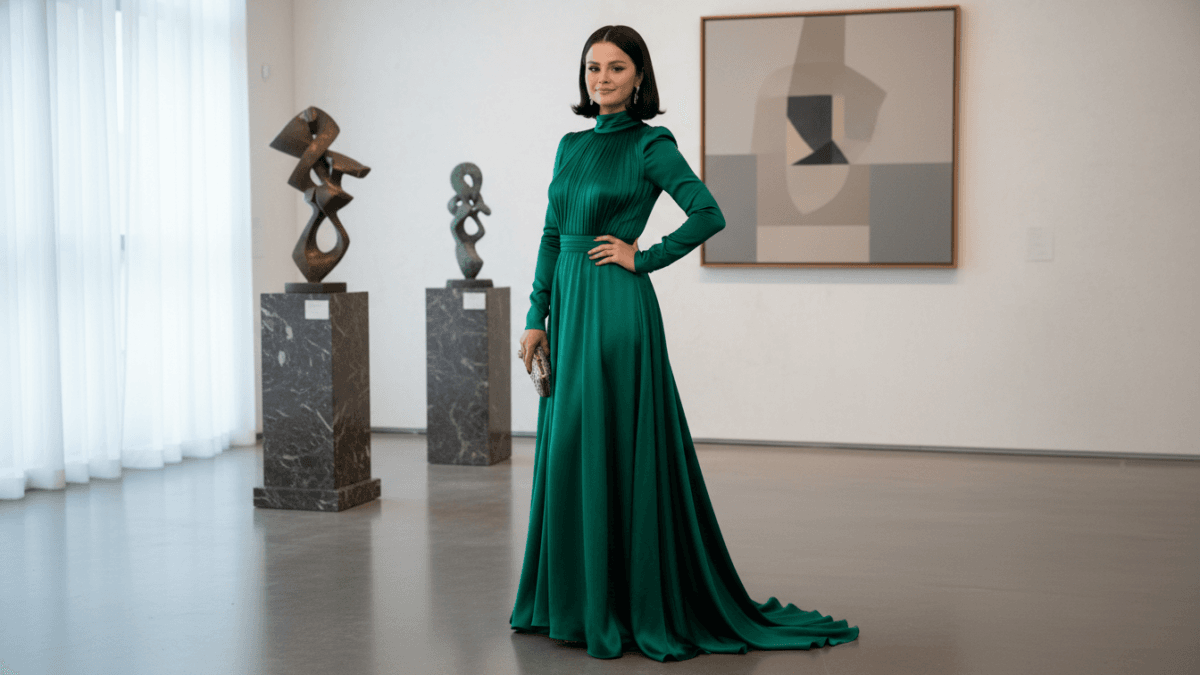 Selena Gomez lansează o tendință cu manichiura roșu cărămiziu