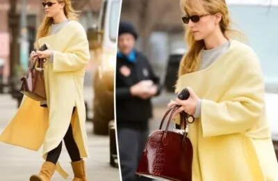Jennifer Lawrence combină o geantă de 33.000$ cu cizme Ugg