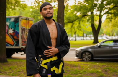 Malcom Edjouma după FCSB a mers la meci să îl susțină pe fratele său