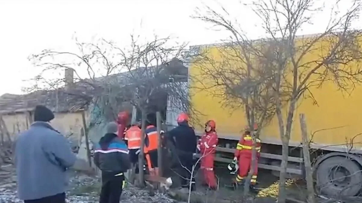 accident TIR Buzău