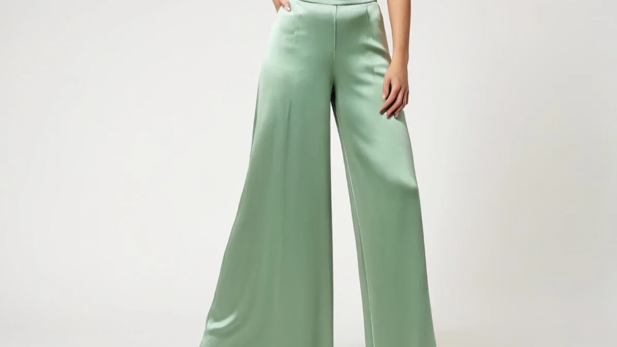 pantaloni evazați