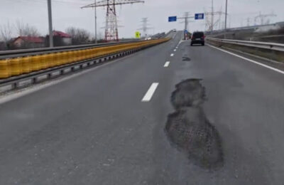 Autostrada A0, plină de cratere la 2,5 ani. Reparațiile încep abia în primăvară