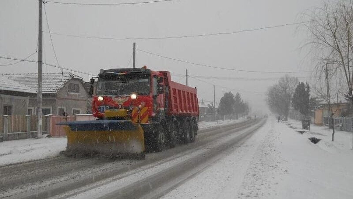 Cod portocaliu în București. ANM anunță că stratul de zăpadă va depăși 50 cm