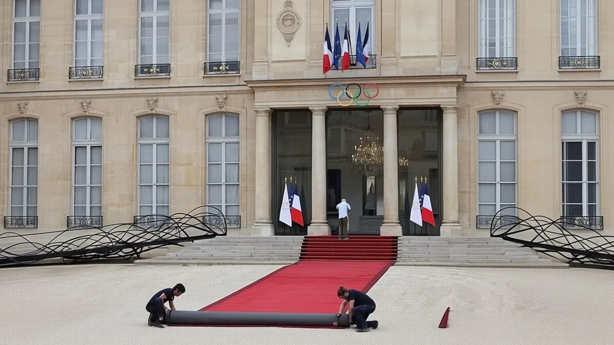 furt Palatul Élysée, veselă Élysée