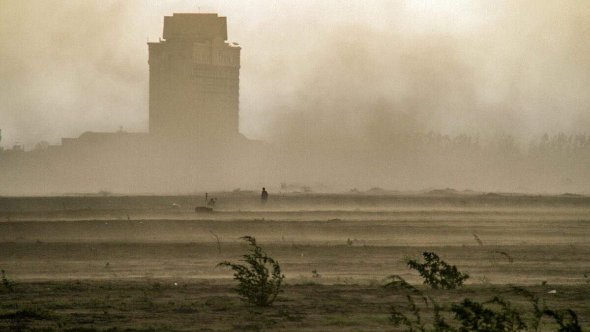 poluare aer, praf atmosferic