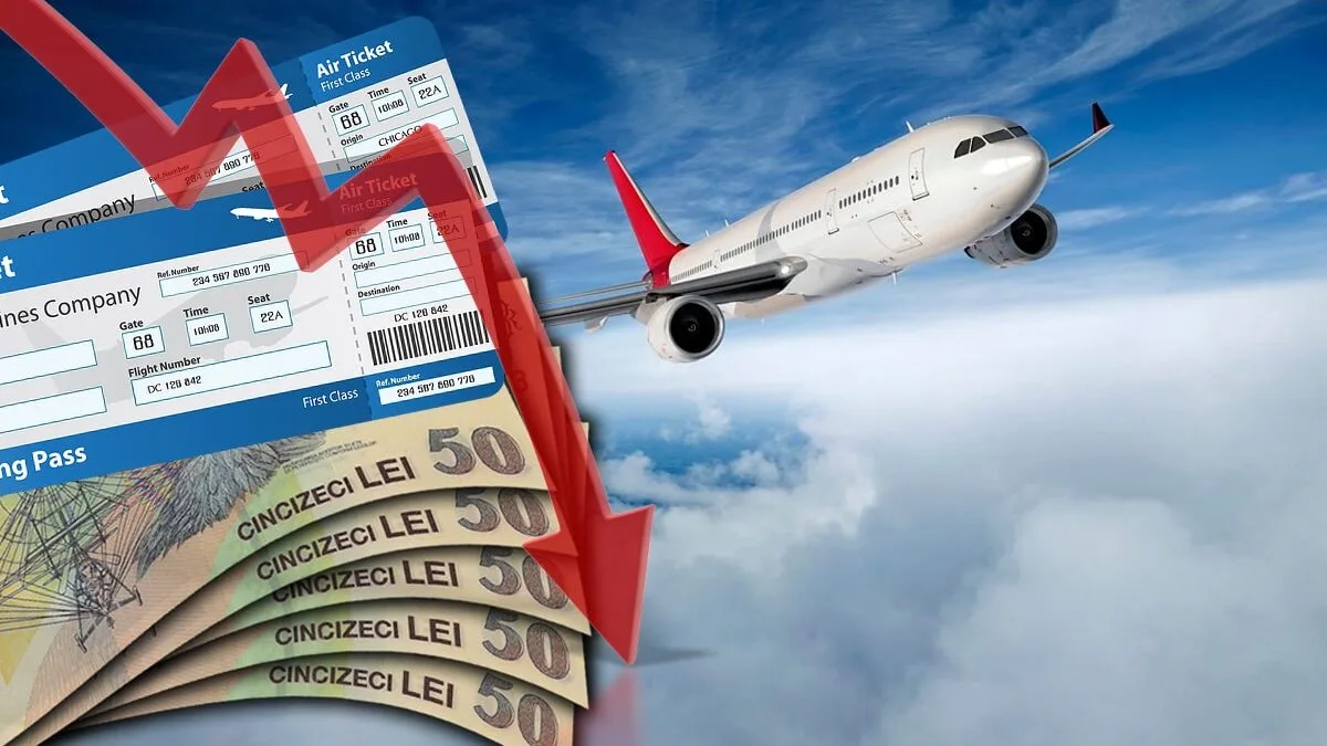 pret bilete avion