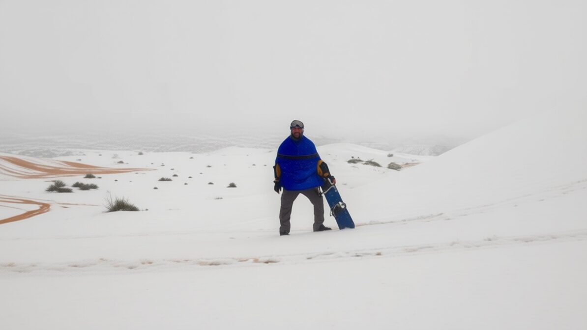 ninsoare Sahara, zăpadă Algeria