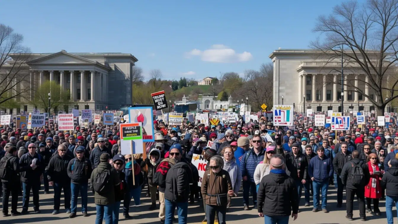 Milioane de americani au protestat în toată țara împotriva lui Donald Trump