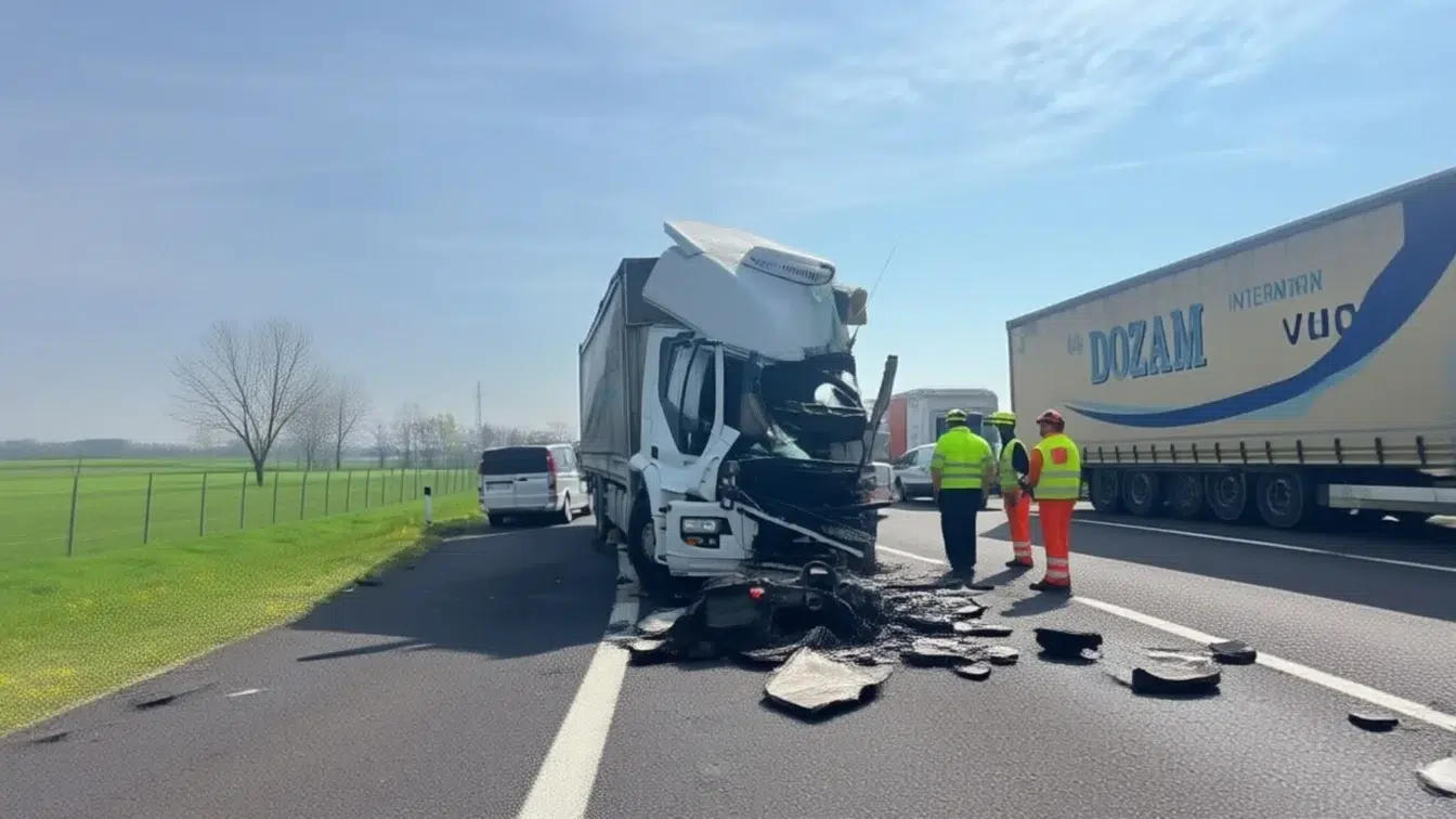 Șofer român de 36 de ani mort în Italia după ce a intrat cu TIR-ul într-o cisternă