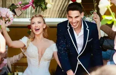 O singură vedetă la cununia Andreei Bălan cu Victor Cornea. Nașul Temișan, marele absent