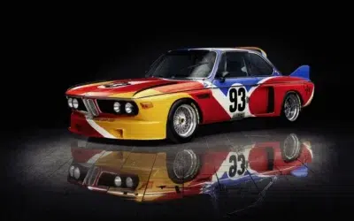 Premieră istorică, un BMW 3.0 CSL Art Car din 1975, ajunge pentru prima dată în România