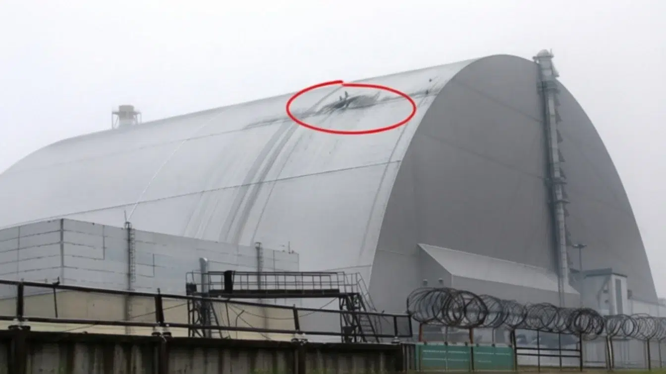 Greenpeace avertizează despre unele scurgeri radioactive la Cernobîl, după un atac cu dronă