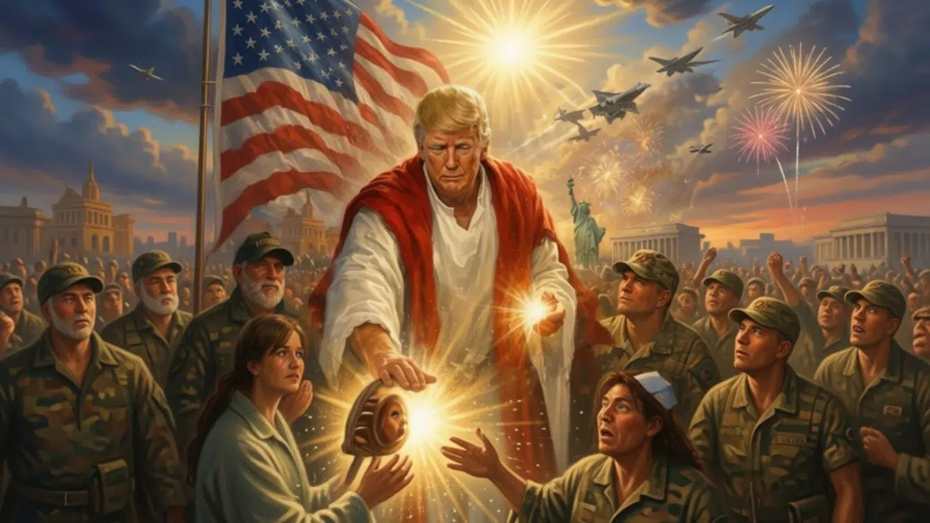 Trump șterge imaginea în care apare ca Iisus după 12 ore de critici dure