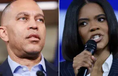 Trump îi atacă pe Hakeem Jeffries și Candace Owens, numindu-i persoane cu IQ redus