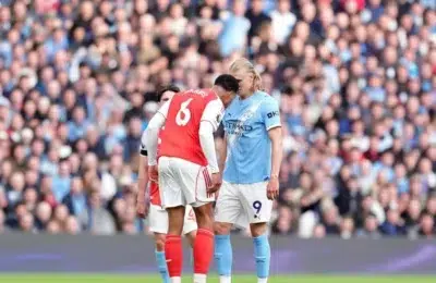 Haaland dezvăluie cum l-a salvat pe Gabriel de un cartonaș roșu în minutul 83