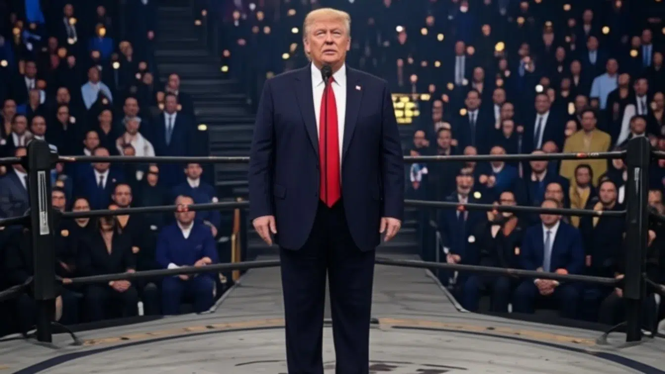 Joe Rogan și Donald Trump zâmbete și strângeri de mână la UFC 327 după luni de critici dure