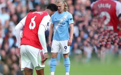 Manchester City bate Arsenal 2-1 iar Haaland îl salvează pe Gabriel de eliminare