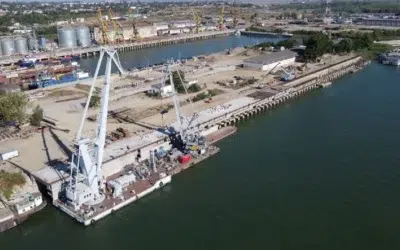 Portul Brăila intră în elita europeană cu o investiție de 126 milioane lei