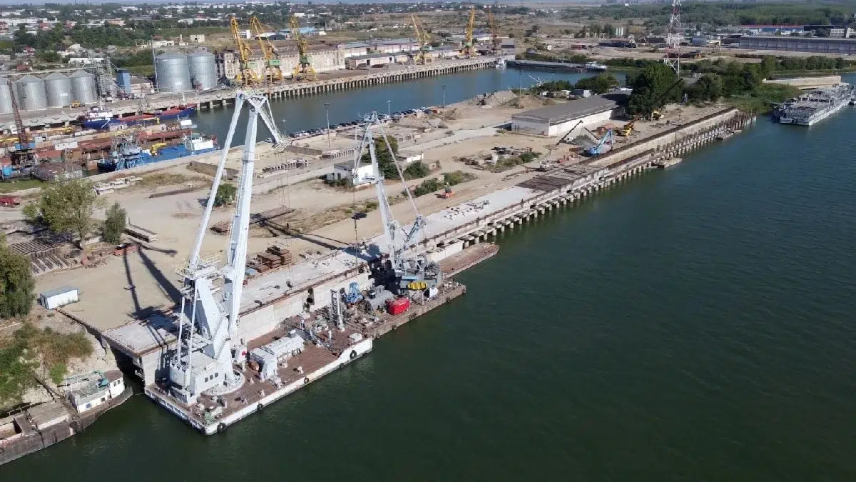 Portul Brăila intră în elita europeană cu o investiție de 126 milioane lei