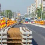 Trafic de o oră pe 3 km în Ghencea unde se montează primele șine de tramvai