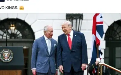 Casa Albă îl numește pe Trump Rege în timp ce Charles lăuda democrația în Congres