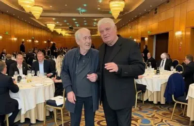 George Copos l-a invitat și l-a dus acasă pe Valentin Ceaușescu de la parastasul lui Lucescu