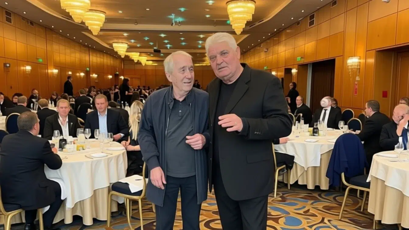 George Copos l-a invitat și l-a dus acasă pe Valentin Ceaușescu de la parastasul lui Lucescu