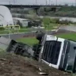 Un TIR cu oi s-a răsturnat la Năvodari, 160 de animale au murit pe loc