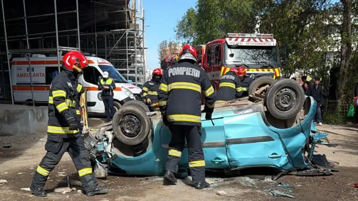 accident pod Bucium Iași