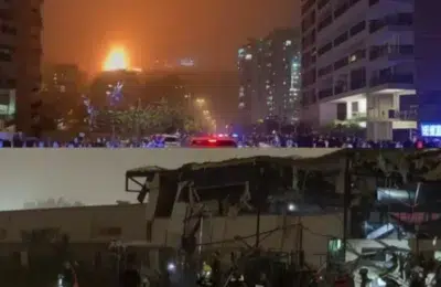 În centrul Israelului, şapte persoane au fost rănițe după un atac iranian violent