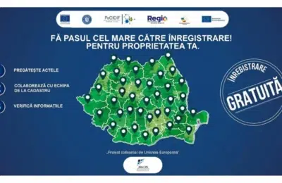 ANCPI anunță cadastru gratuit pentru peste 5,7 milioane de hectare