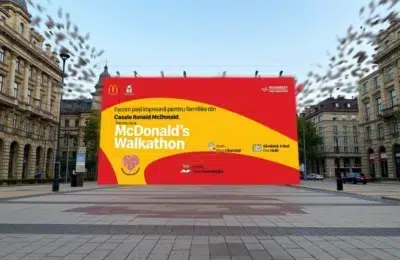 McDonald’s organizează o cursă de 1 km pentru a susține familiile copiilor spitalizați