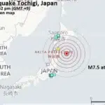 Cutremur de 7,4 în Japonia declanșează alertă de tsunami pentru valuri de 3 metri