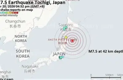 Cutremur de 7,4 în Japonia declanșează alertă de tsunami pentru valuri de 3 metri