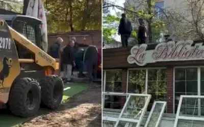 Primăria Capitalei a demolat terasa din Cișmigiu ce ocupa ilegal 40 mp de parc