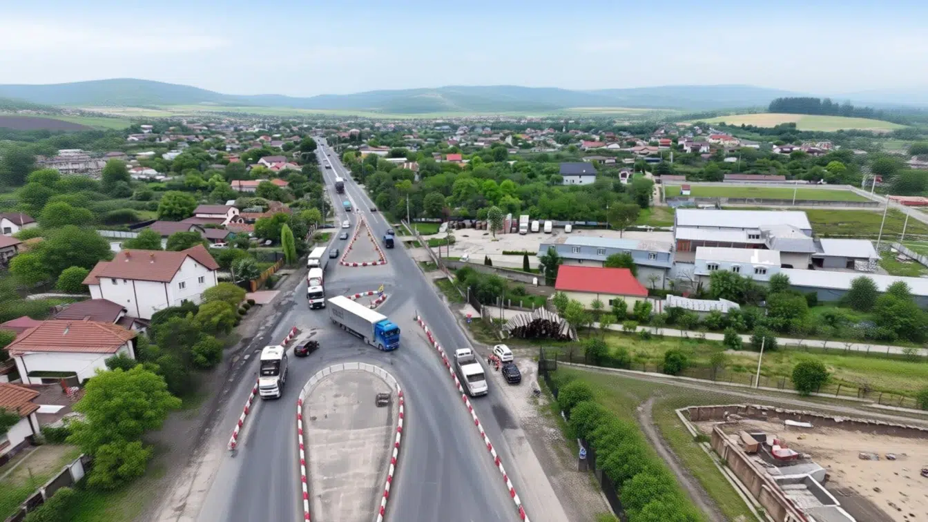 La Spătaru, în judeţul Buzău, s-a anunţat începerea lucrărilor pentru un sens giratoriu de peste 6 milioane de lei