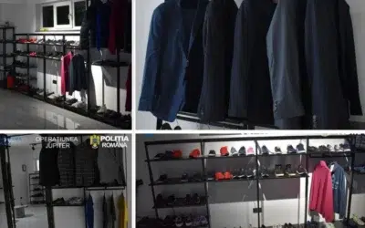 Afacere cu haine fake de 30.000 de lei a fost demascată într-o casă din Oradea