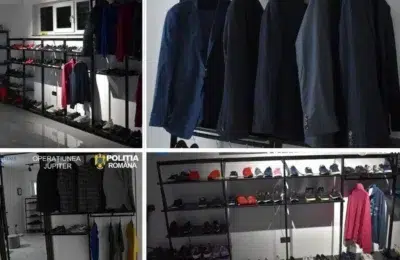 Afacere cu haine fake de 30.000 de lei a fost demascată într-o casă din Oradea