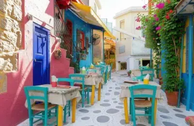 O turistă a plătit 20 de euro pe barcă și a descoperit un paradis culinar în Grecia